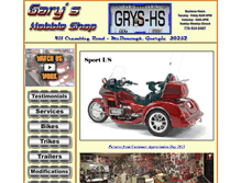 Tablet Screenshot of garyshobbieshop.com